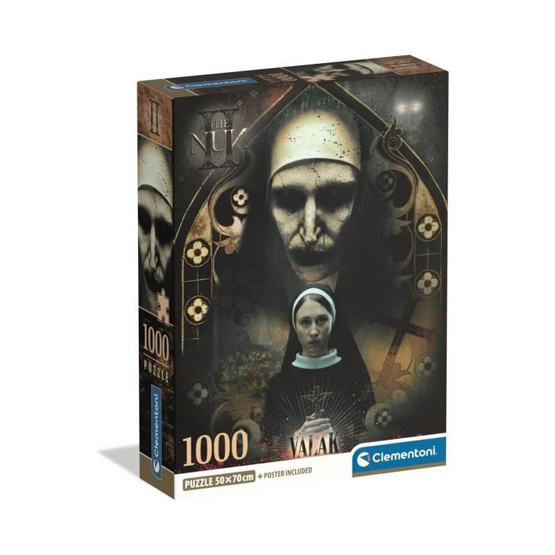 Clementoni La None puzzle compact de 1000 pieces pour vos soirees cocooning