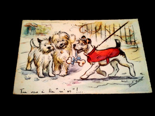 cpa germaine bouret tu vas a la noce 1963