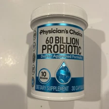 Physician’s Choice 60 Billion Probiotic 30 Veg Capsules Exp 1/2026