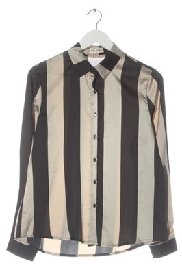 SUZZY & MILLY Hemd-Bluse Damen Bluse Gr. DE 36 schwarz-creme Casual-Look