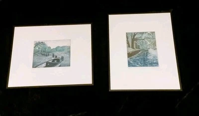 Margrit Ewert 2x Aquatinta Grafiken in sehr guten Zustand 61/100  - Bild 1 von 4