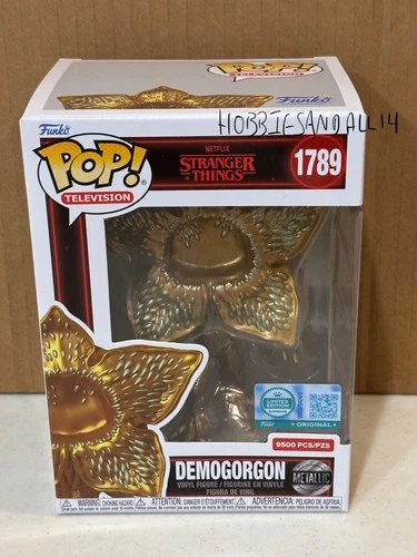 Funko Stranger Things !! 1789 Limited Edition Demogorgon Gold Metallic /9500 pcs