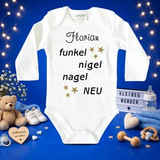 Fun Baby-Body Babybody Bodie Personalisiert m...