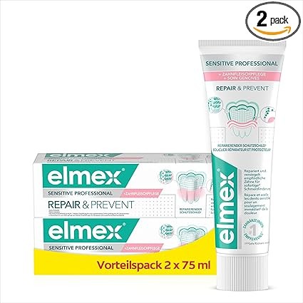 Elmex Sensitive Toothpaste 75ml – Professional Repair & Prevent, Medical
