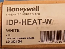 Honeywell Farenhyt Series Black. IDP-HEAT-W. White Heat Detector New