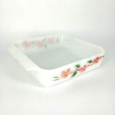 Vintage Anchor Hocking Peach Blossom Fire Kin...