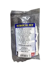 Elite First Aid Kit 80122 Military Surgical Field Kit with Black Pouch