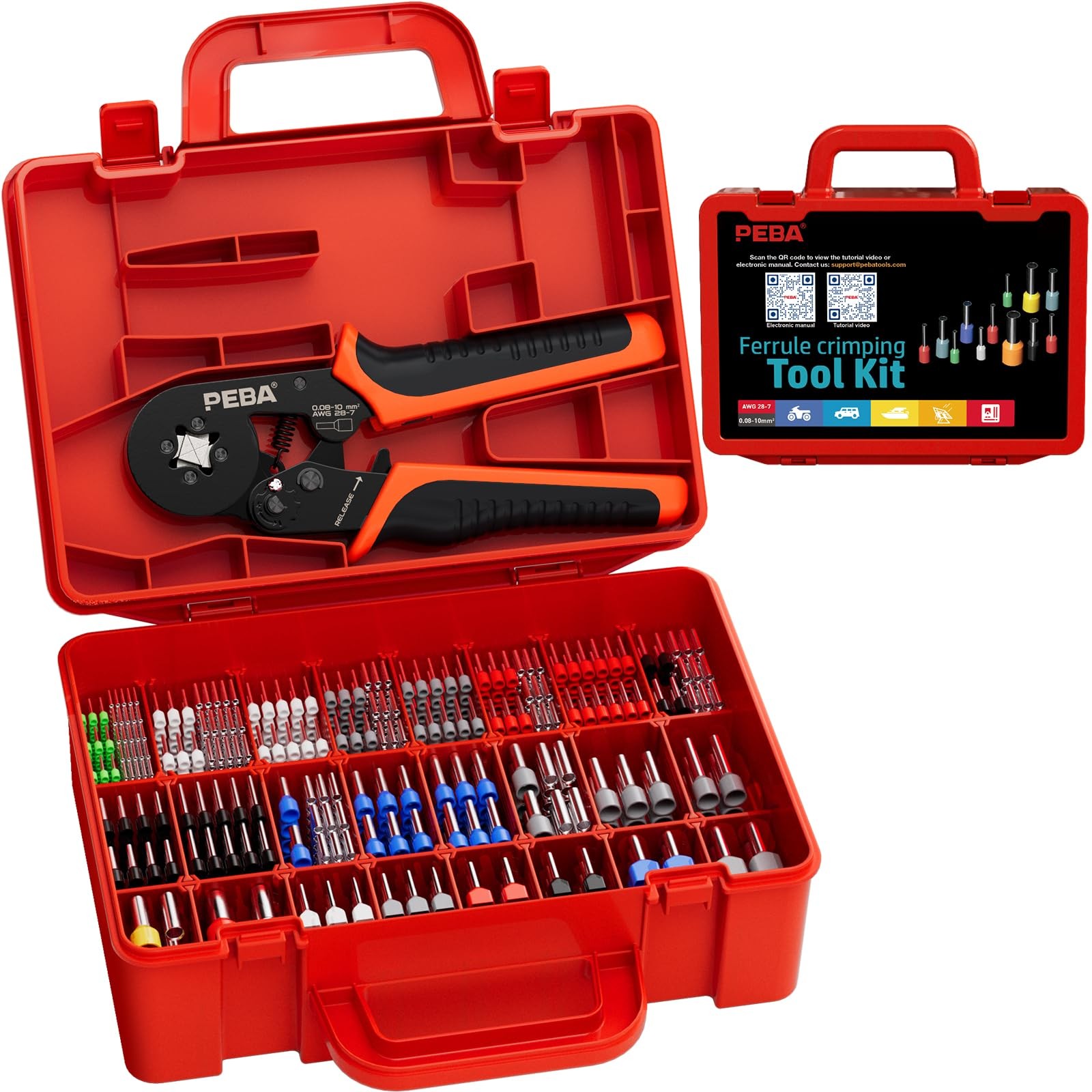 Assortimento Puntalini Elettrici 33 Modelli Terminali a Bussola
