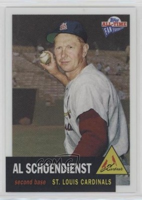 2003 Topps All-Time Fan Favorites Refractor 92/299 Red Schoendienst #87 HOF 0s8i