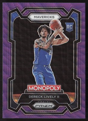 2023-24 Panini Prizm Monopoly #24 Dereck Lively II Purple