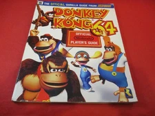 Donkey Kong 64 Nintendo 64 N64 Official Strategy Guide Player's Hint Book #D