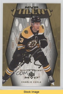 2023 Upper Deck MVP 20th Anniversary Talent Gold Script Charlie Coyle READ 1u6