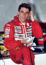 Fotografia A4 – Ayrton Senna McLaren Honda In Pista – Rif: 013