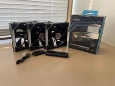 Lian Li SL Wireless 120mm - Black (3-Pack) Reverse Blade