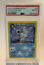 2000 POKEMON ROCKET DARK BLASTOISE 1ST EDITION PSA 8