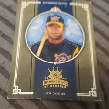Donruss Jose Castillo Diamond Kings #181 Pittsburgh Pirates 2005 Baseball Card