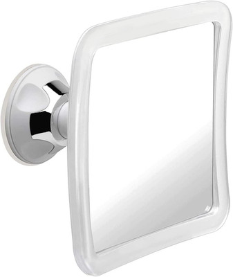 Fogless Shower Mirror Shaving 360° Swivel Anti Fog Shatterproof Suction 6.3x6.3''