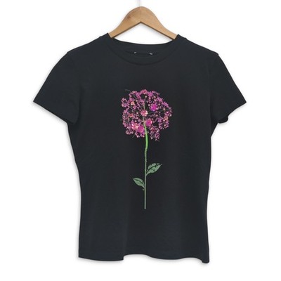 Max&Co. - Shirt - Floraler Print mit Pailletten - Gr.S - schwarz