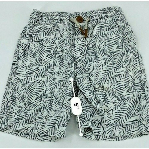 Carter’s Boy’s Elastic Drawstring Shorts Palm Tree Leaf Floral Kid’s Size 5 - Picture 3 of 6