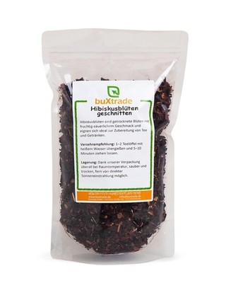 Hibiskusblüten Tee | getrocknet | Hibiskus | Tea | Buxtrade | Versch. Mengen