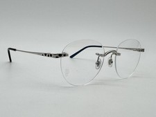 PANTHERE DE CARTIER RIMLESS SILVER EYEGLASSES CT0309O 002 NEW 100 GENUINE 1250