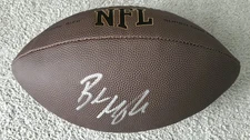 🔥 Baker Mayfield Signed Full Size Football w/COA WOW!  Browns! Buccaneers! 