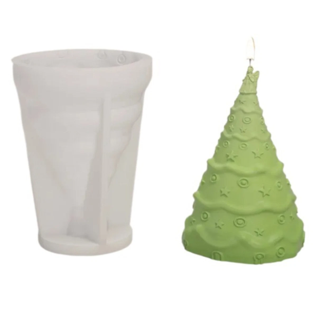 Stampi In Silicone Per Candele E Sapone A Tema Natalizio – Set Per Gesso E Resina, Ideale Per Fai-daTe E Hobby Creativi