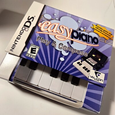 Easy Piano (Nintendo DS, 2010) BRAND NEW FACTORY SEALED RARE USA FREE SHIP NDS