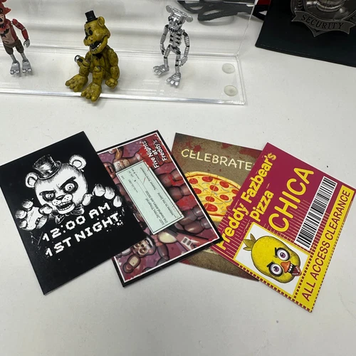 Five Nights At Freddys Action Figure HUGE LOT Mini Figures Wallet Bag Funko Set - Picture 13 of 24