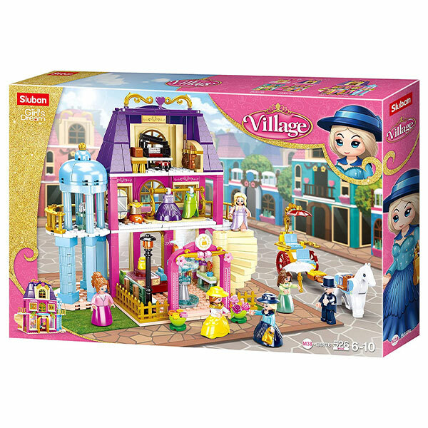 Sluban Village KAUFHAUS - Girls Dream Shopping Spieldorf Mädchen Geschenk ✅