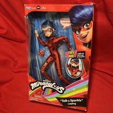 Miraculous Talk and Sparkle 10.5  Ladybug Deluxe Doll with Lights and Sounds
