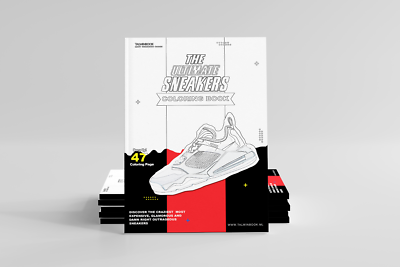The Ultimate Sneakers Coloring Book PDF ( Printable & Digital ) | eBay