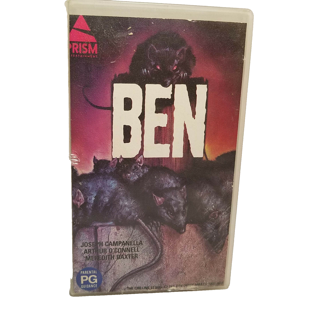 Vintage Horror 1972 BEN VHS, Willard Sequel, Joseph Camoanella, O