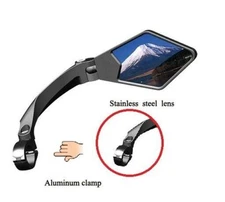 Hafny HF-MR085 360º Adjustable Bicycle Handlebar Grip Rearview Mirror - Left
