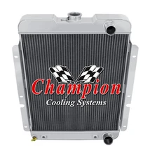 WR Champion 3 Row Radiator Lower Passenger for 1961 - 1967 Ford Econoline