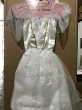 COSTUME PRINCIPESSA SPOSA ABITO BIANCO  MIS. 3+ ANNI