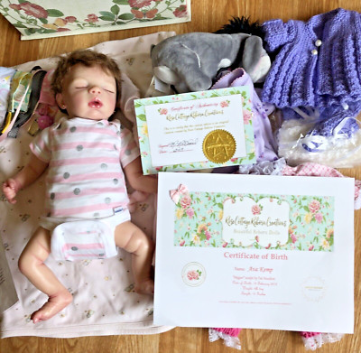 Handmade Reborn doll MEGAN 16'' baby by Rose Cottage Michele McDaniel w COA