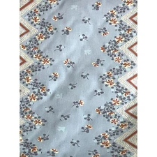 Vintage Margin Designs Upholstery Fabric Blue Brown Bandana Indienne Floral