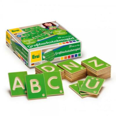 Lernspiel Großbuchstaben ABC Alphabet Lernkarten Schreiben Buchstaben Kinder