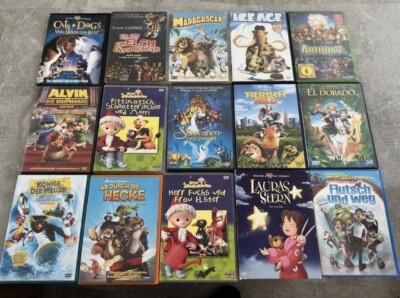 DVD Sammlung Disney,Barbie usw. 52 Filme Top