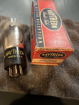 Raytheon 35Z6G Octal High Voltage Rectifier Audio Vacuum Tube NOS NIB TESTED &