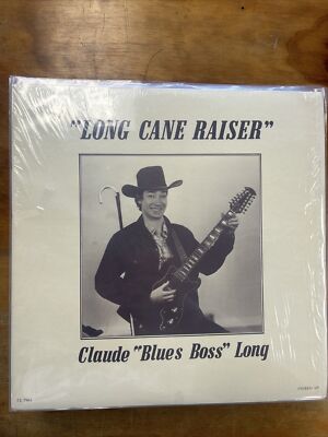 CLAUDE ''BLUES BOSS'' LONG: long cane raiser MOON PIE 12'' LP 33 RPM VG++