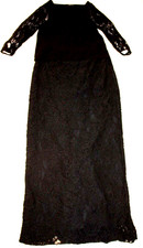Niceconnection Kleid 2tlg. lang  mit Spitze, ...