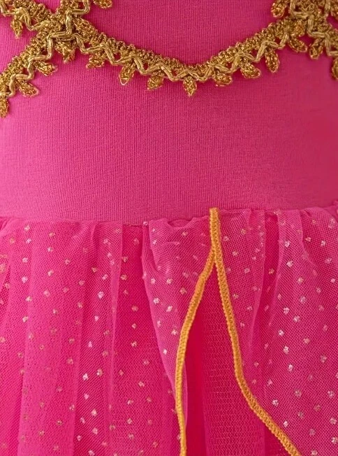 NEW Princess Aurora Sleeping Beauty Dress Girls Halloween Costume - Image 3 of 4