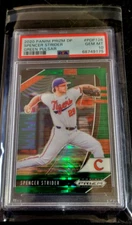 Spencer Strider  2020  Panini Prizm Draft Picks  Green Pulsar #PDP126 PSA 10 xza