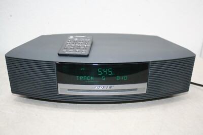 Bose Wave Music System AM/FM CD Player Clock Radio with Remote -Tested/Working