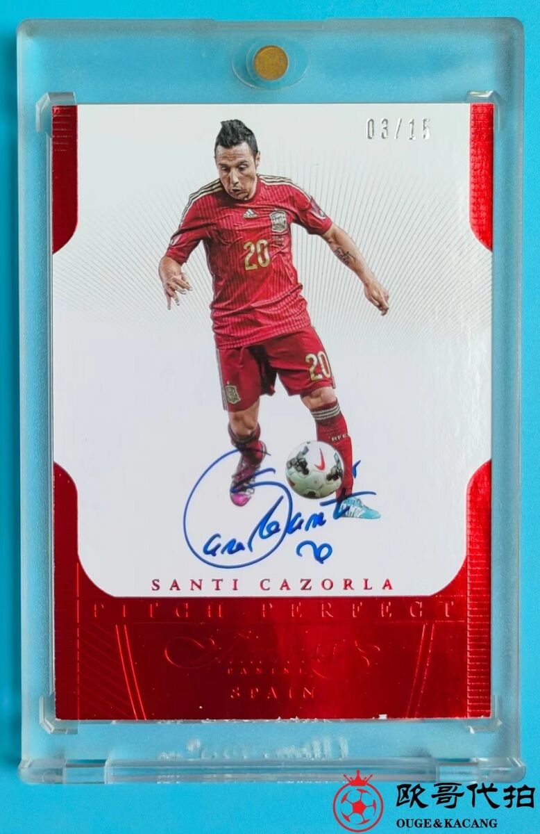 2015-16 Panini Flawless Spain Santiago Cazorla Pitch Perfect 2015-16 Panini Flawless Spain Santiago Cazorla Pitch Perfect