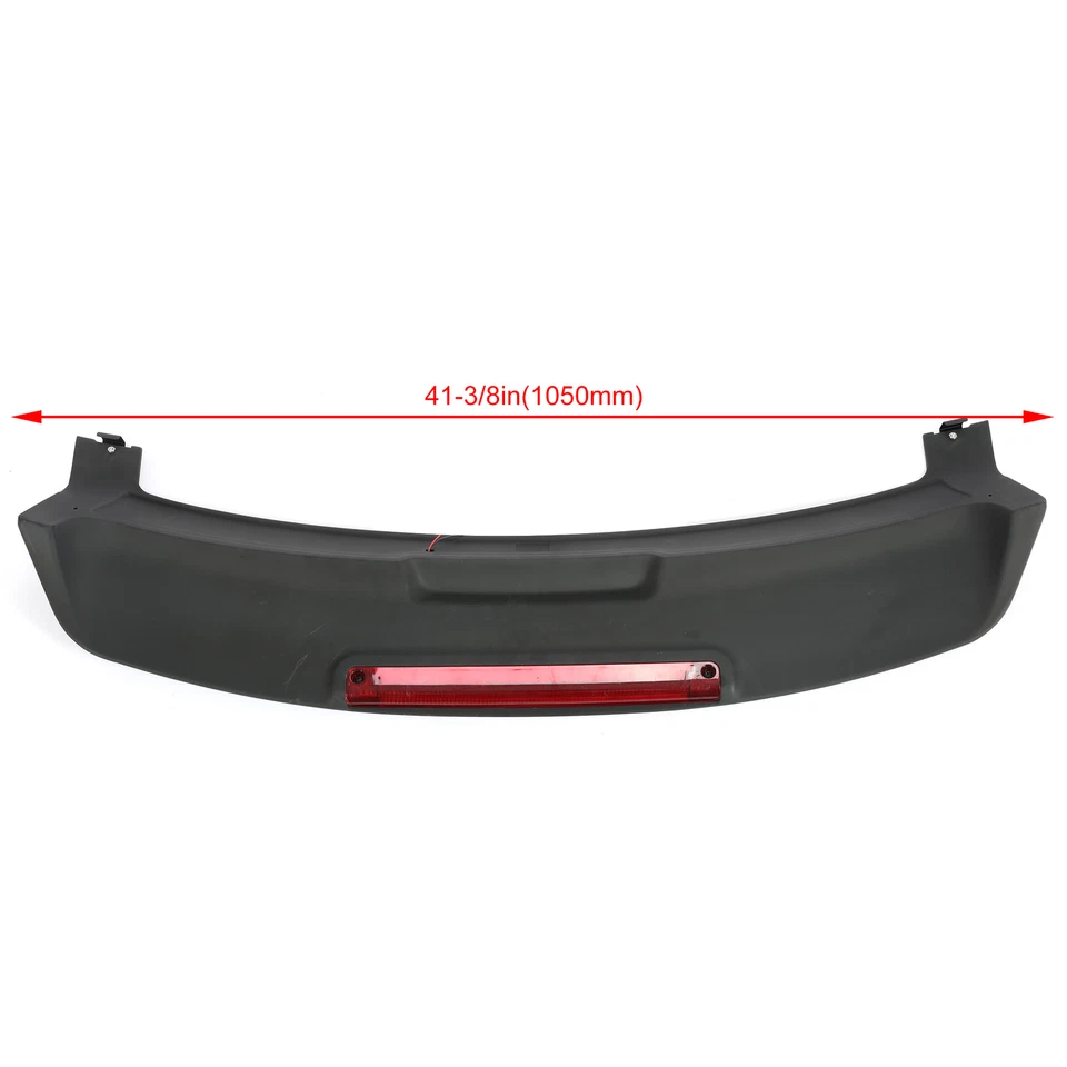 KUAFU For 2007-2011 Honda CRV CR-V ABS Roof Top Spoiler With LED Brake Light - Image 3 of 4
