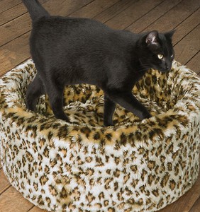 leopard cat bed