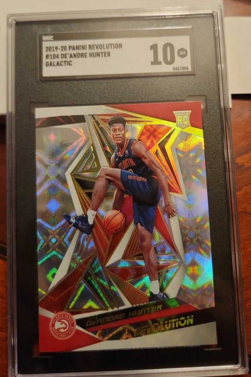 Deandre Hunter 2019-20 Panini Revolution GALACTIC SGC 10 🔥 SSP